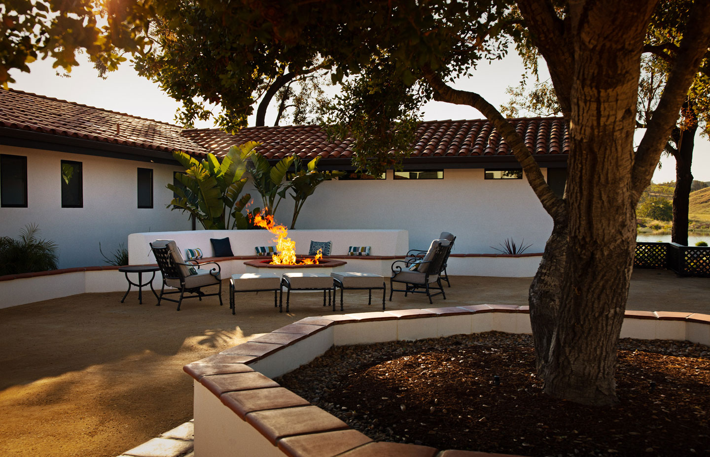 The Oak Courtyard at Our SLO Wedding Venue
