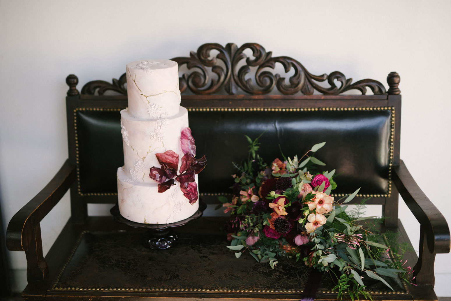 Cake and Bouquet SLO wedding venue